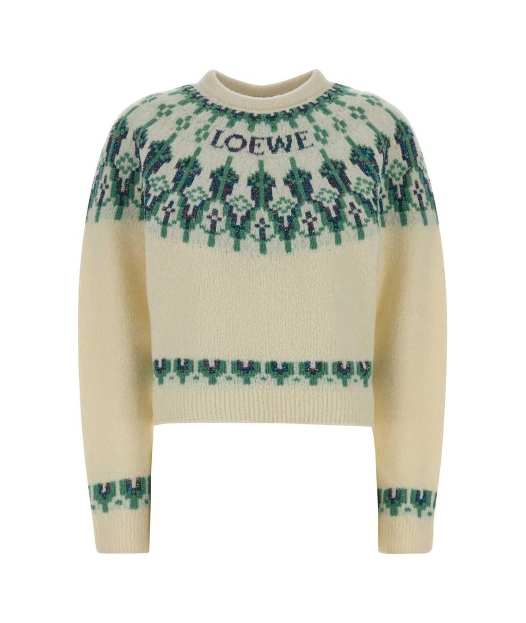 LOEWE Мульти шерстяной джемпер / свитер, фото 1