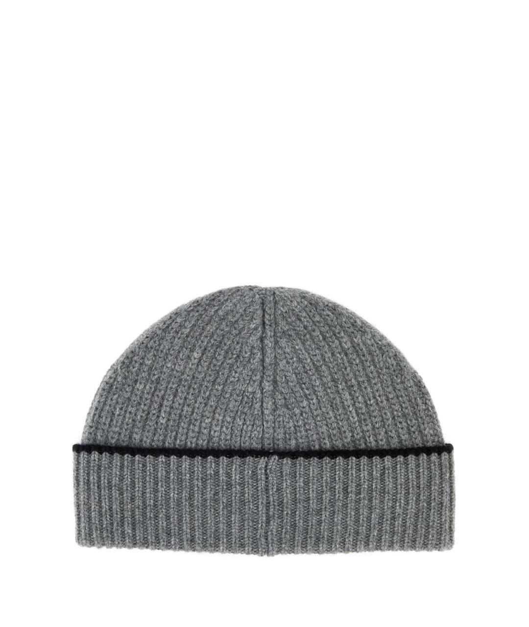 CHLOE Серая шерстяная шапка, фото 2