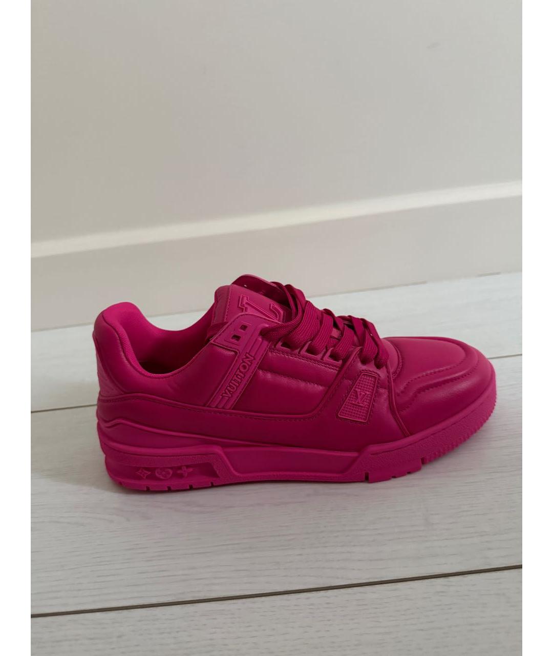 LOUIS VUITTON Розовые кроссовки, фото 6