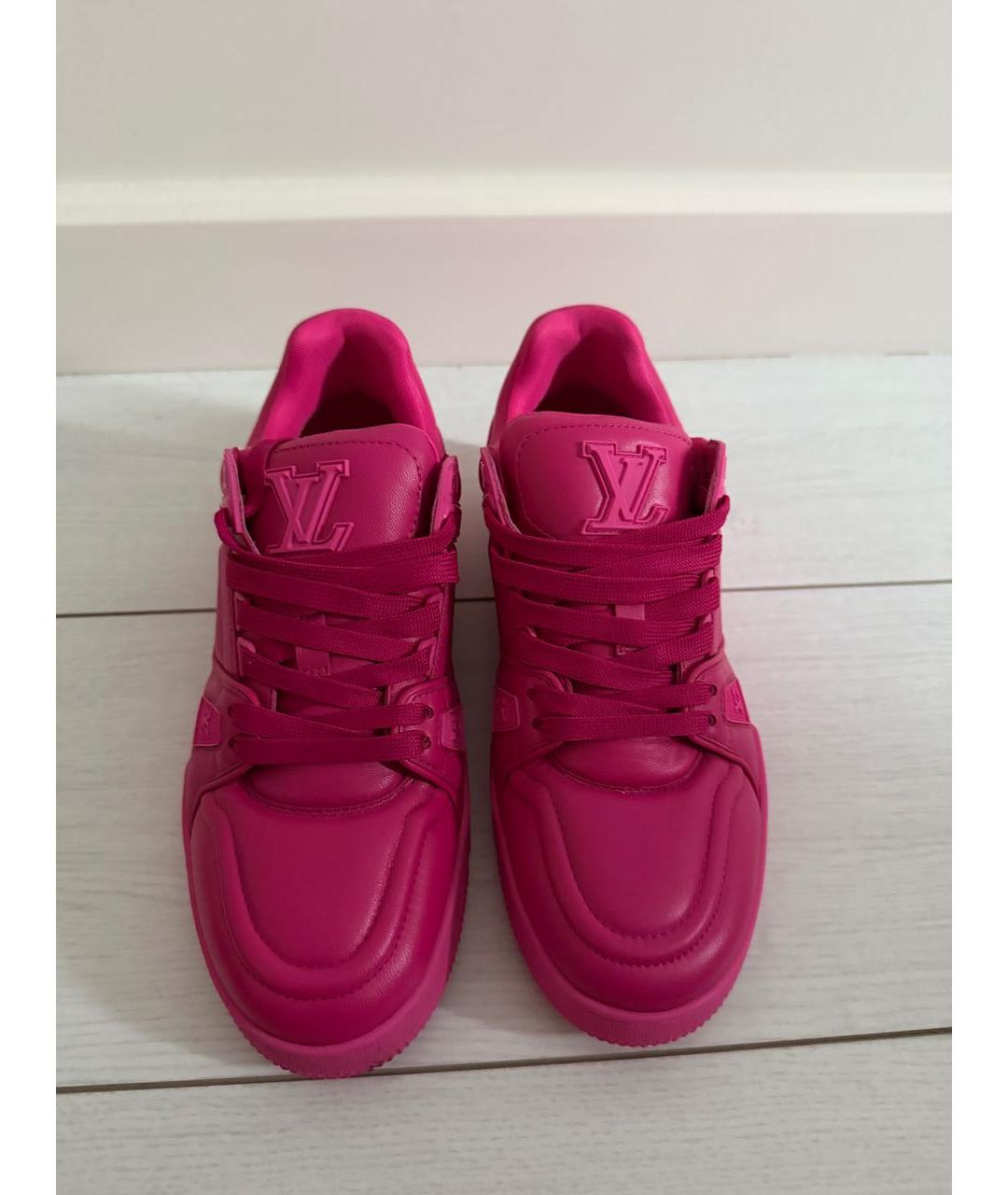 LOUIS VUITTON Розовые кроссовки, фото 2