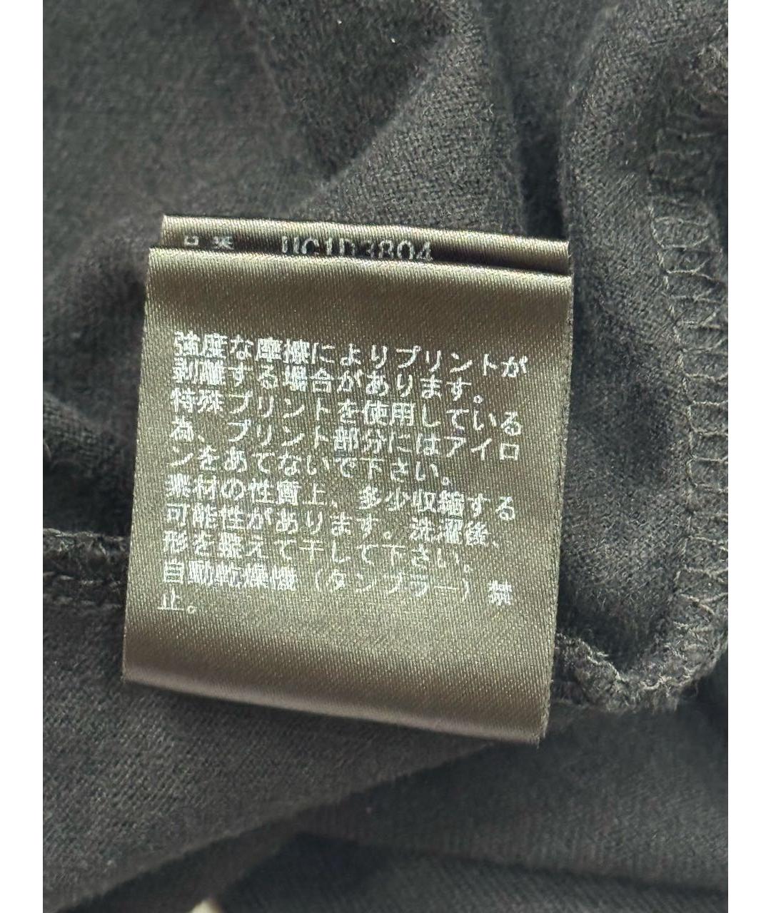 UNDERCOVER Черная хлопковая футболка, фото 8