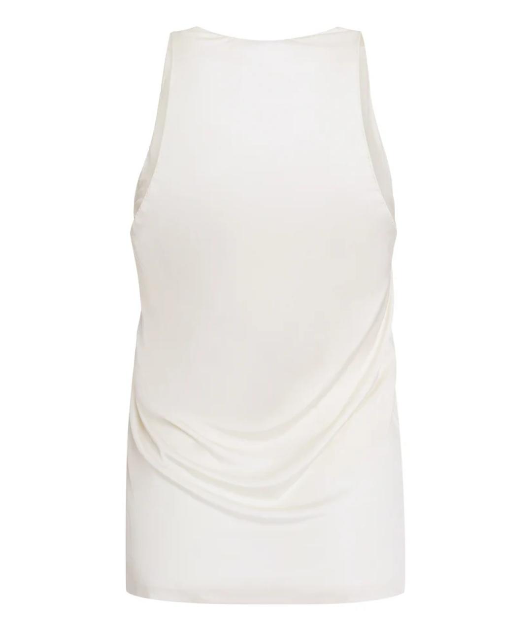 SAINT LAURENT Белая майка, фото 2