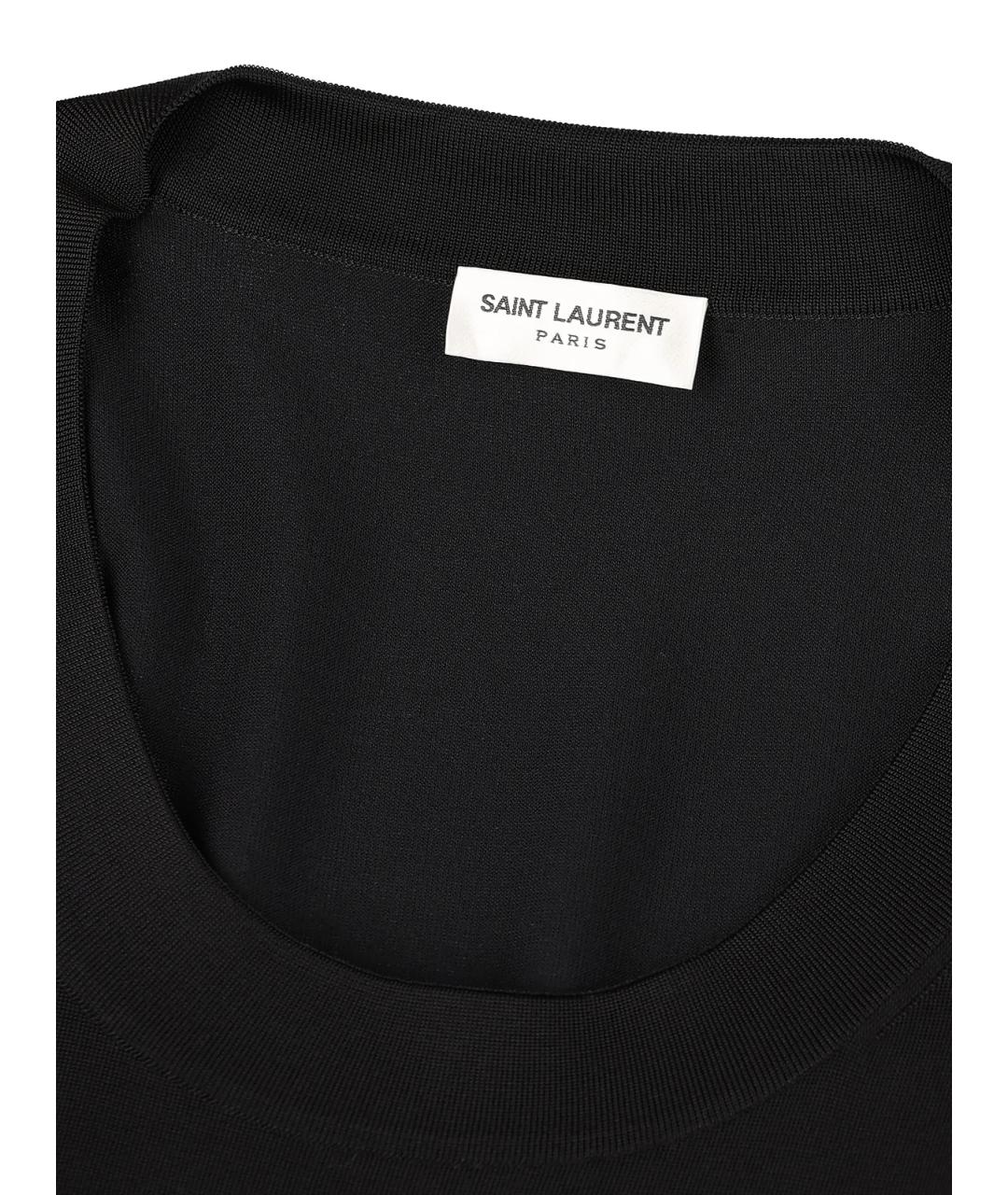 SAINT LAURENT Черное коктейльное платье, фото 3