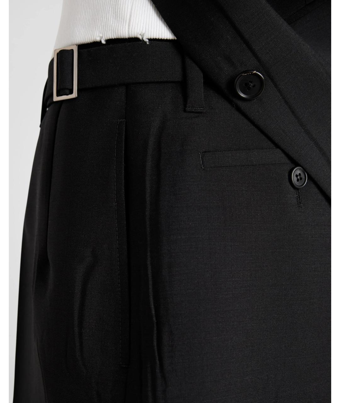 PRADA Черные шерстяные шорты, фото 6