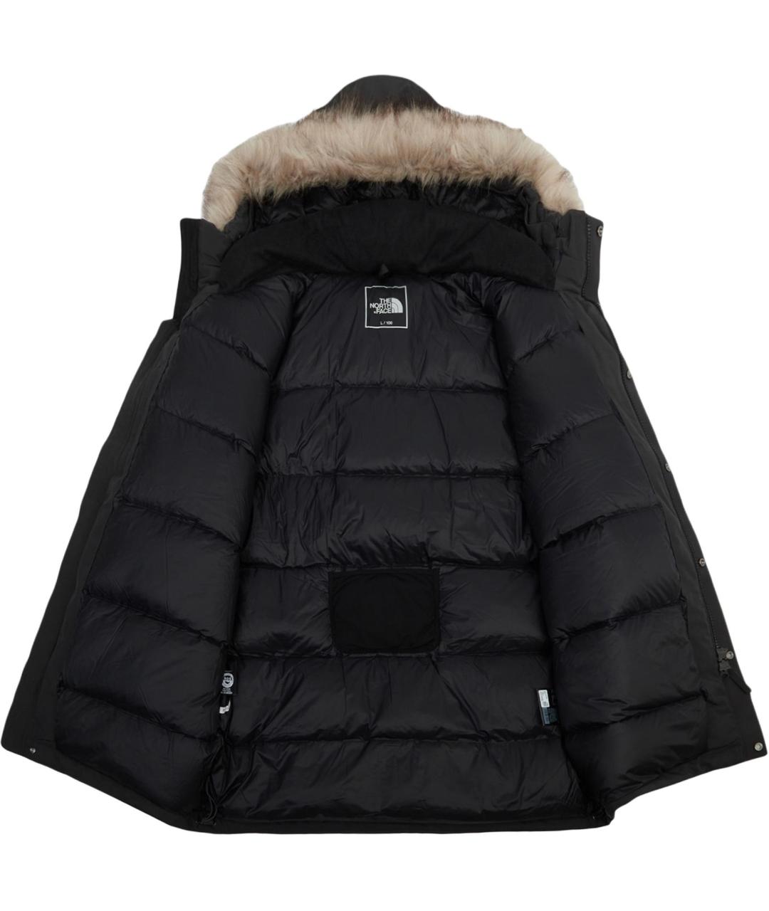 THE NORTH FACE Черный полиамидовый пуховик, фото 3