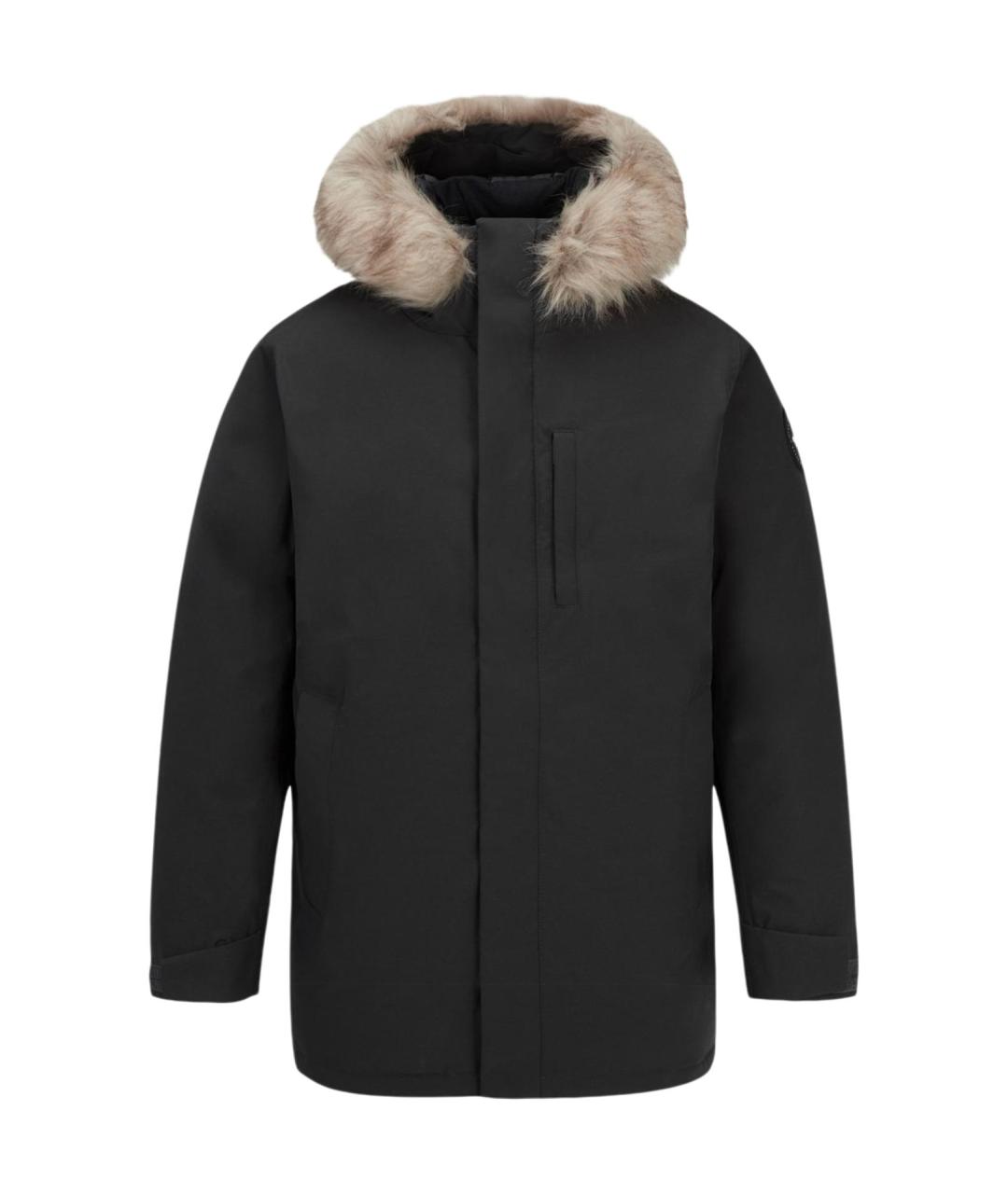 THE NORTH FACE Черный полиамидовый пуховик, фото 1