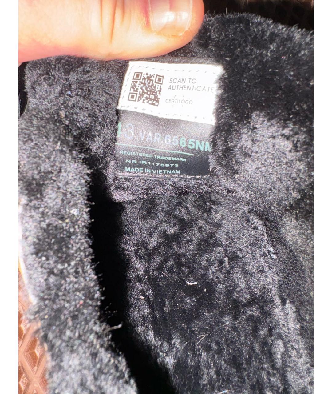 PREMIATA Черные кожаные низкие кроссовки / кеды, фото 5