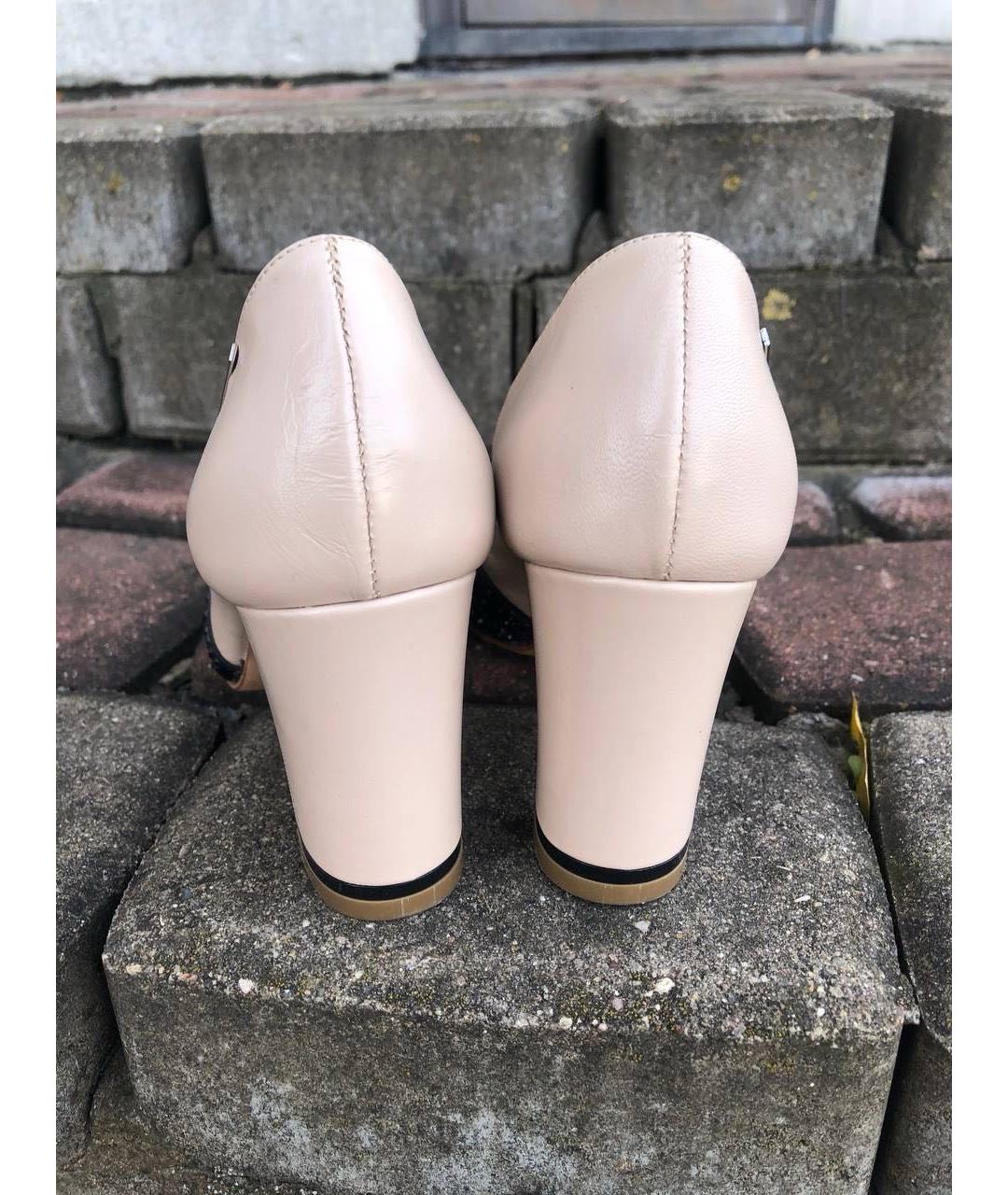 JOHN RICHMOND Бежевые кожаные туфли, фото 5