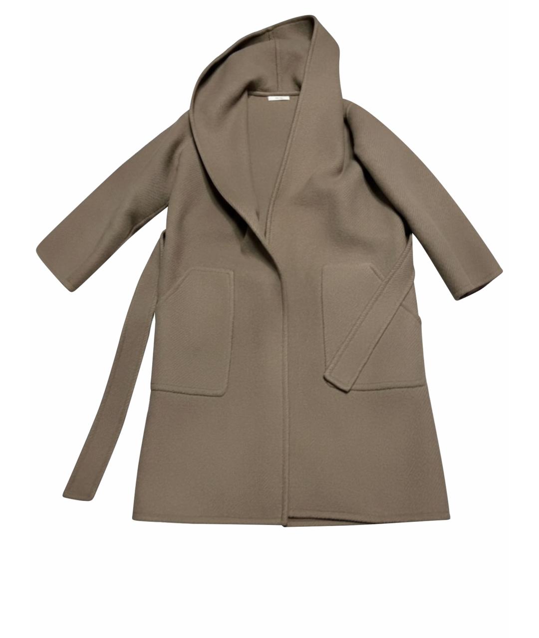 CELINE Бежевое шерстяное пальто, фото 1