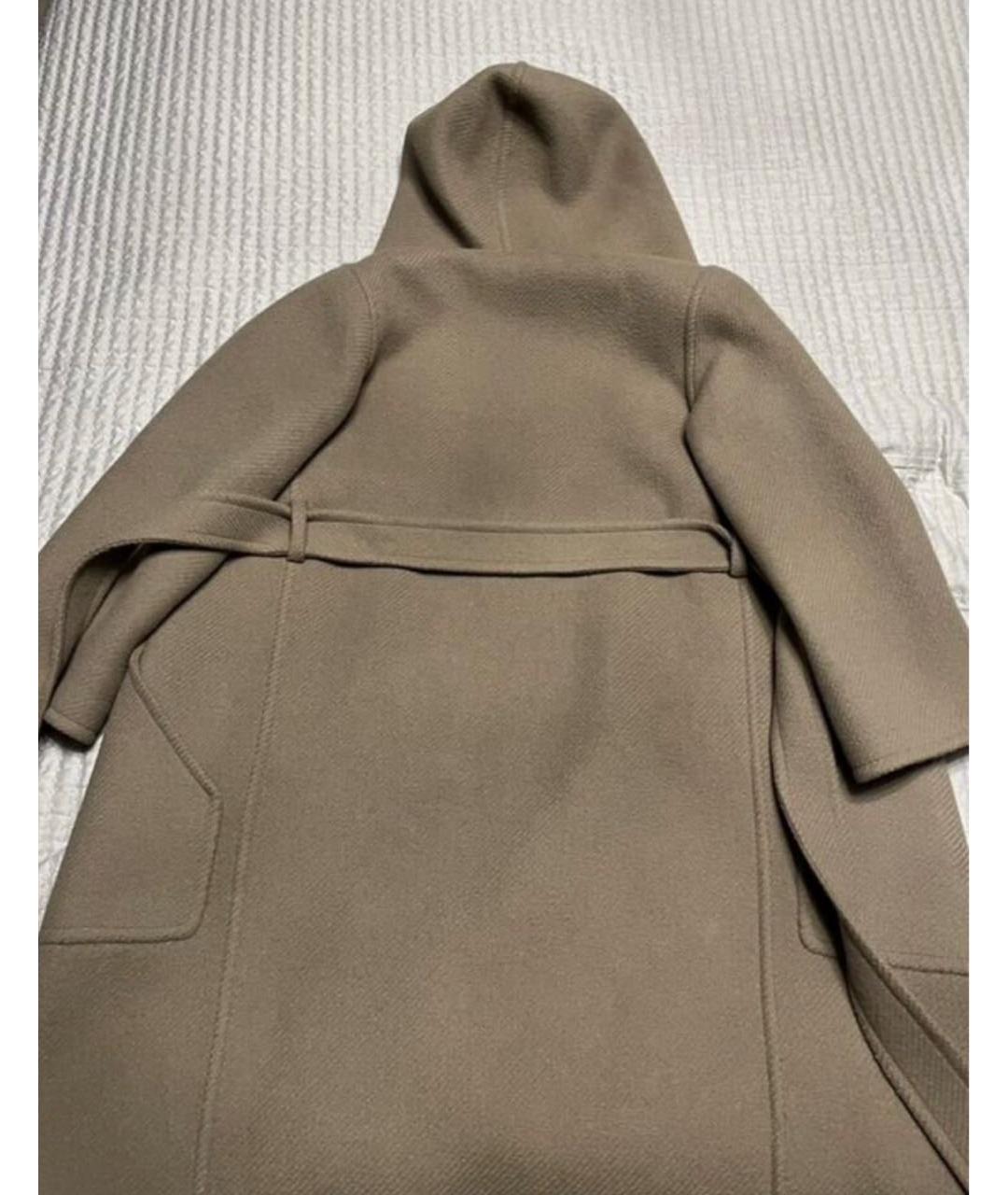 CELINE Бежевое шерстяное пальто, фото 2