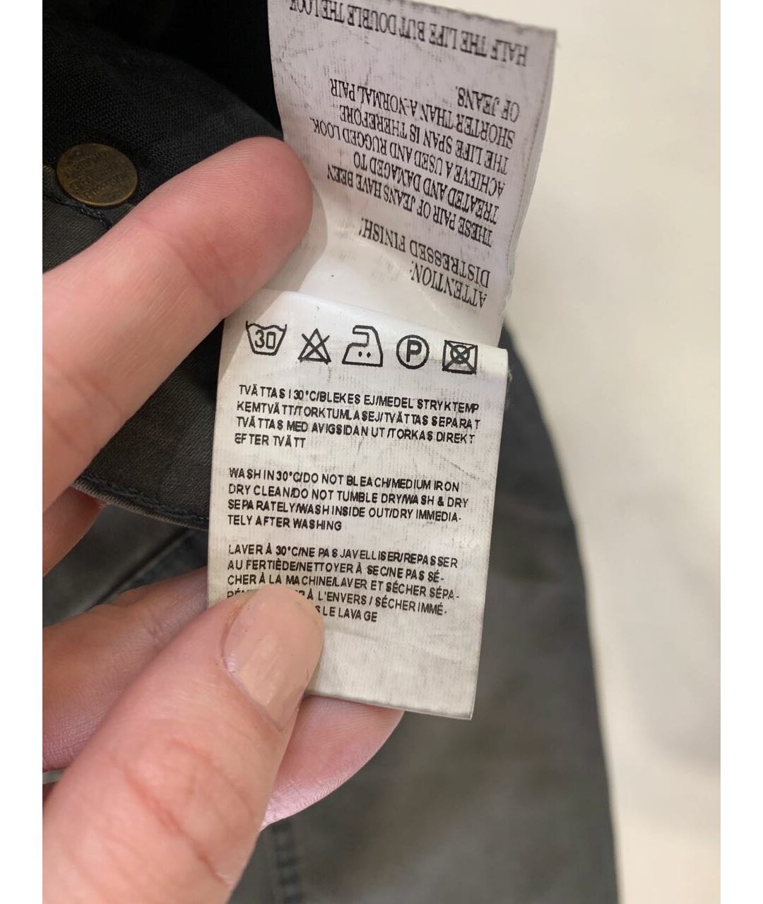 ACNE STUDIOS Хлопковые джинсы слим, фото 4
