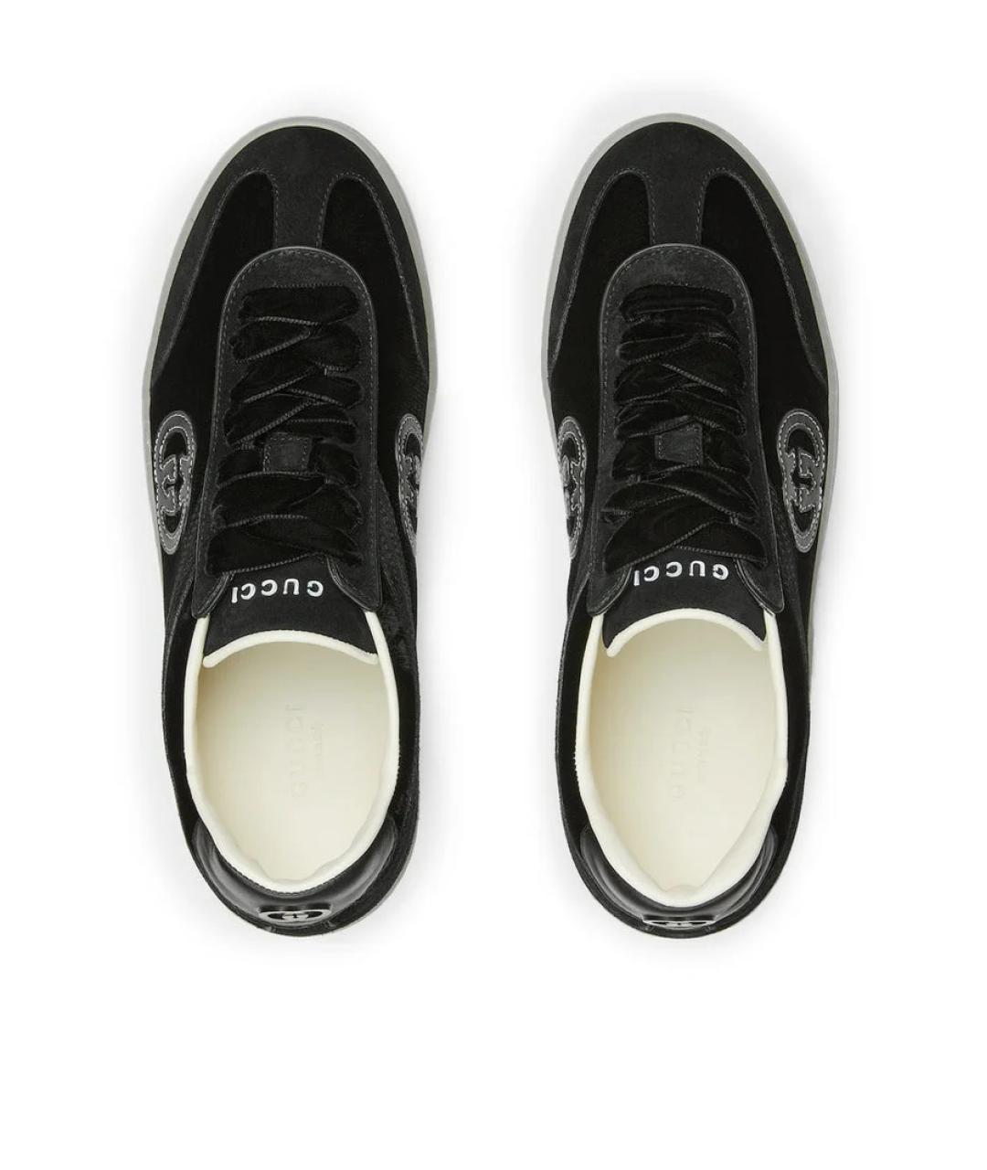 GUCCI Черные кеды, фото 4