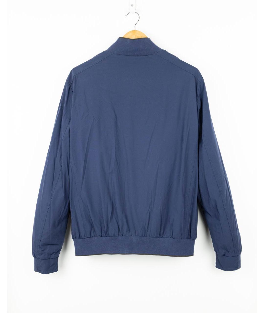 MOORER Синий тренч / плащ, фото 2