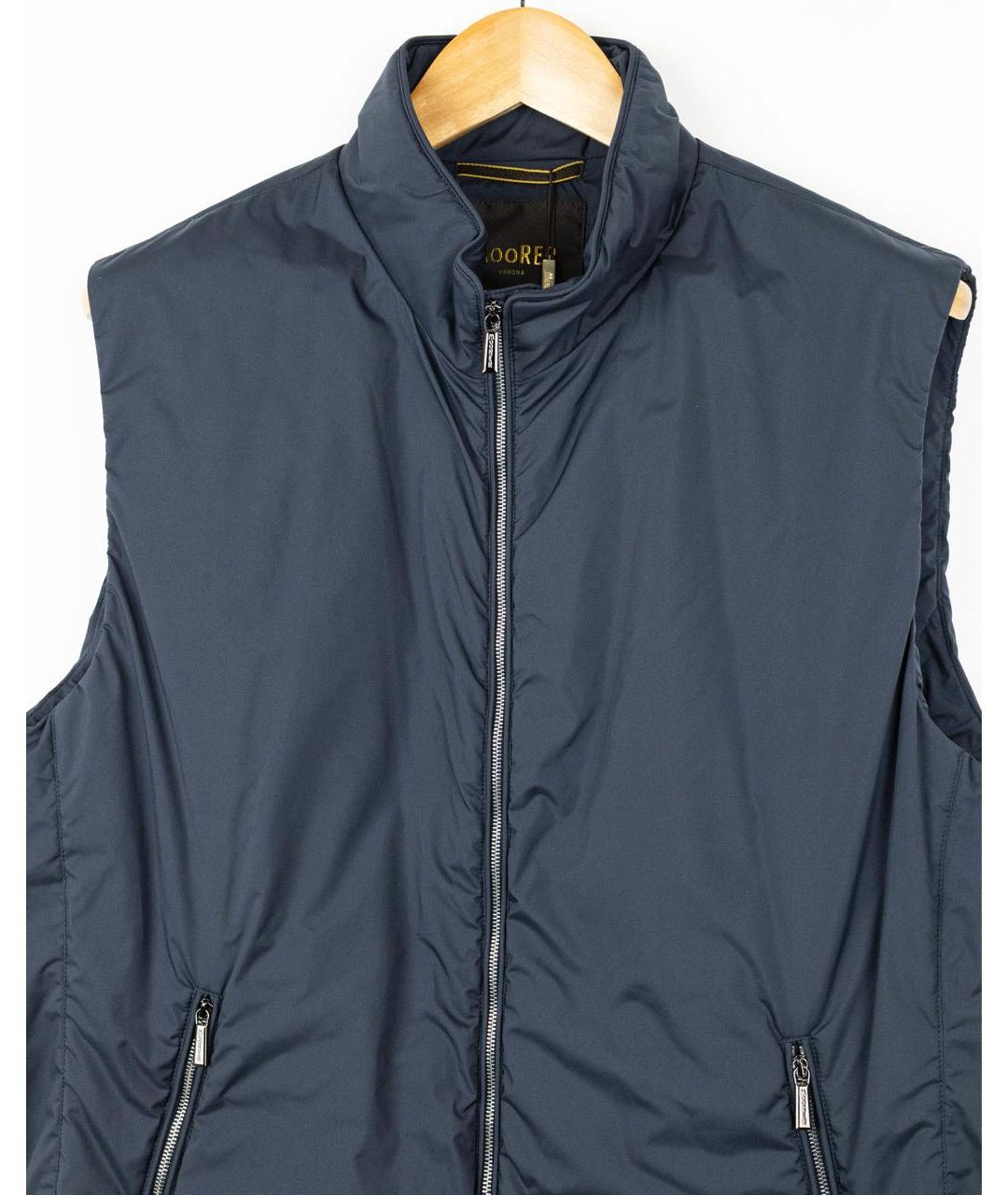 MOORER Синий жилет, фото 4