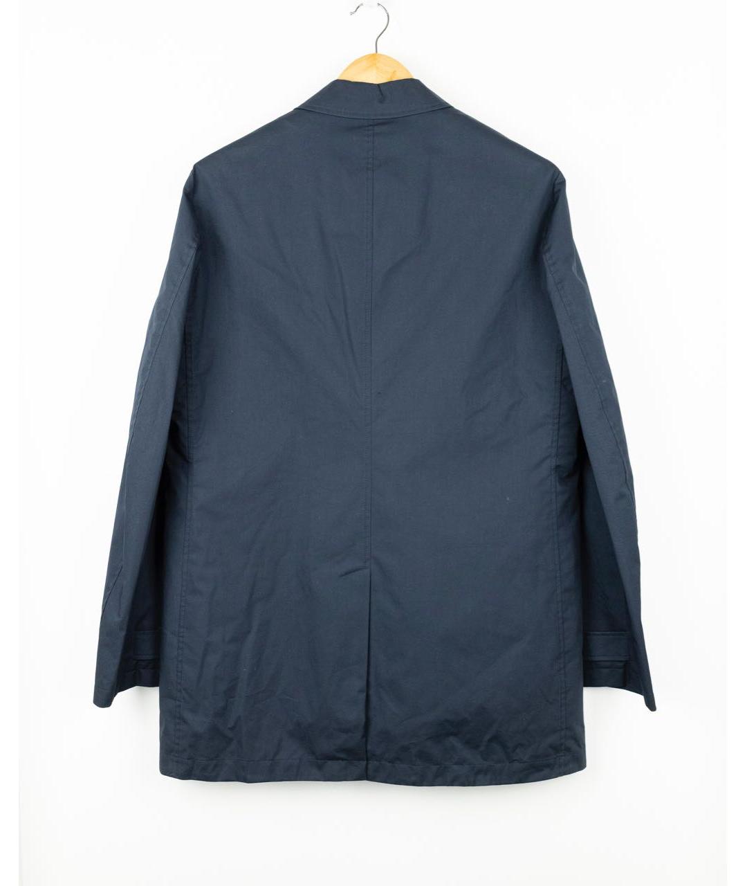 MOORER Темно-синий тренч / плащ, фото 2