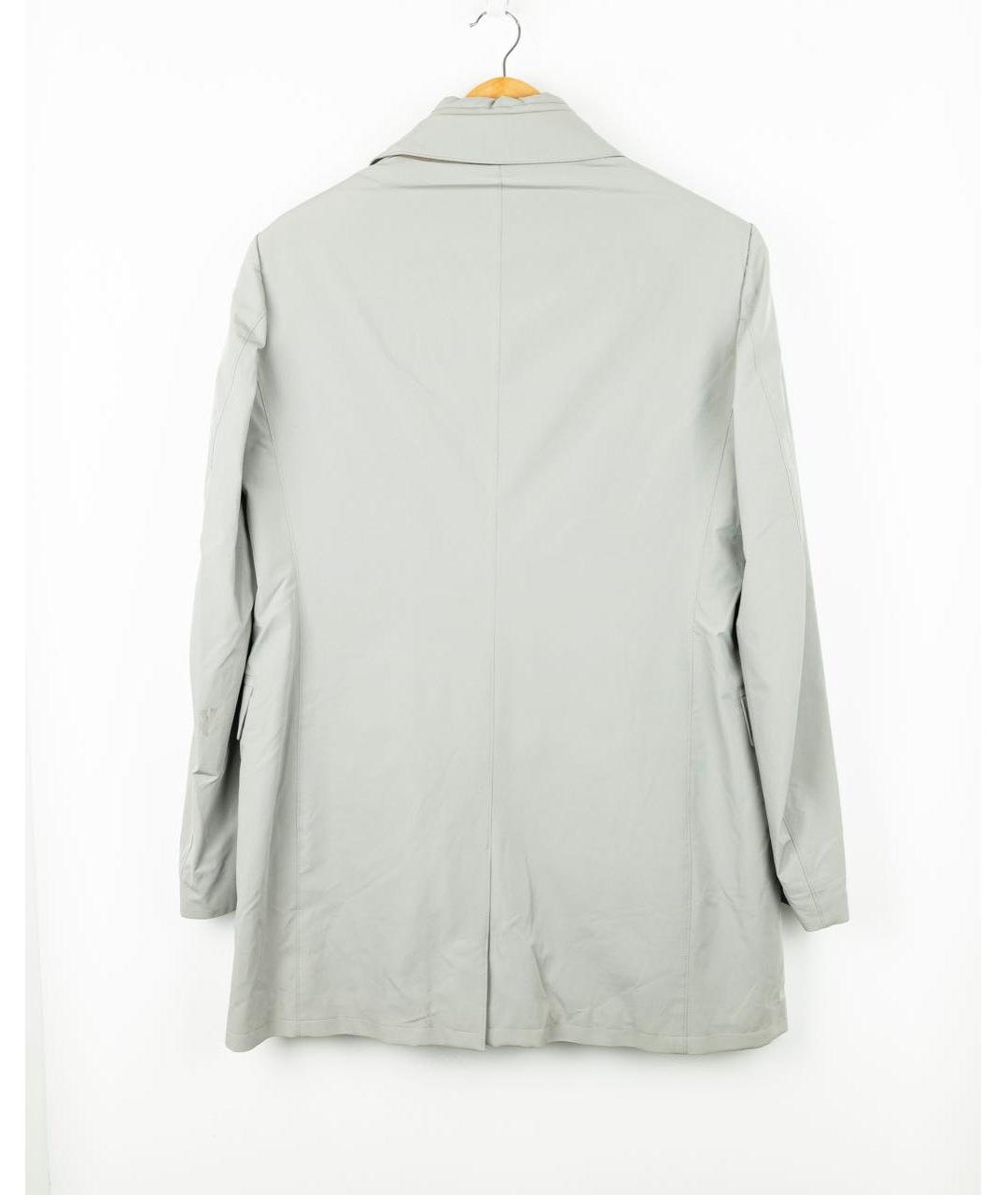 MOORER Серый тренч / плащ, фото 2