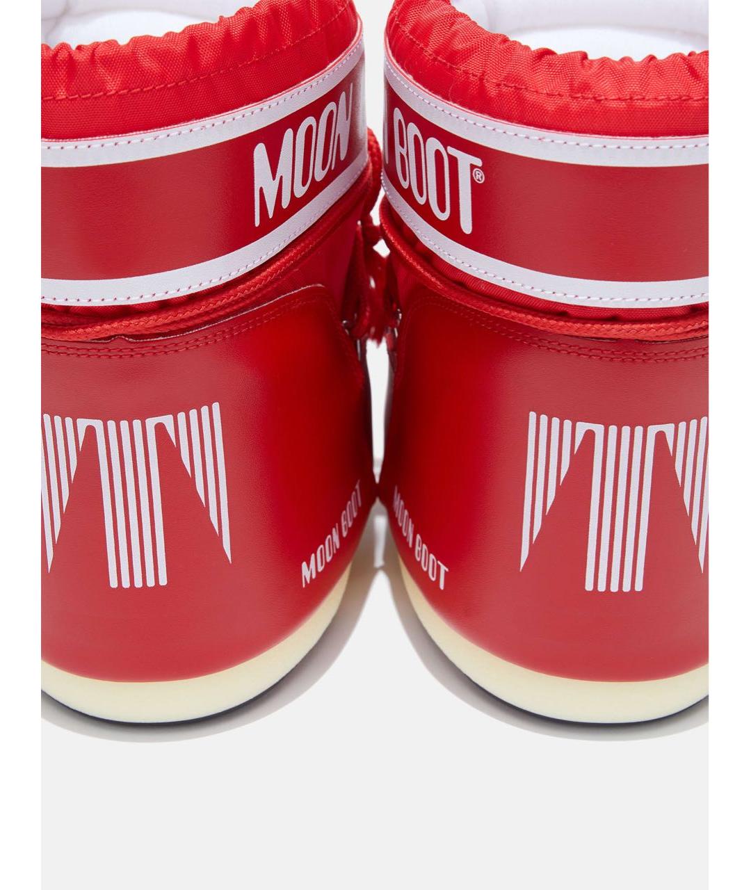MOON BOOT Красные ботинки, фото 3