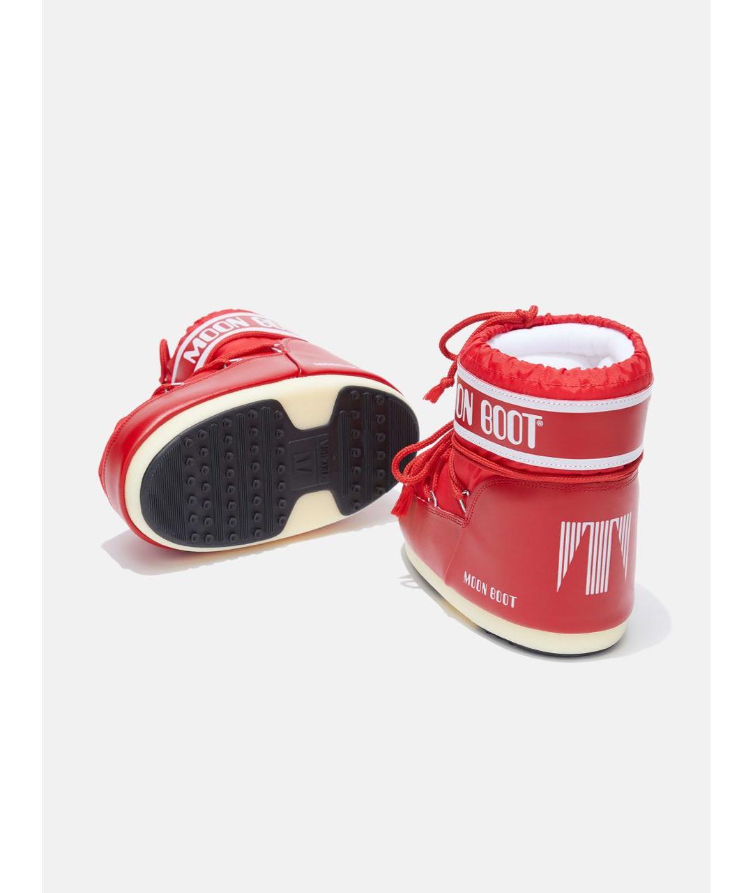 MOON BOOT Красные ботинки, фото 4