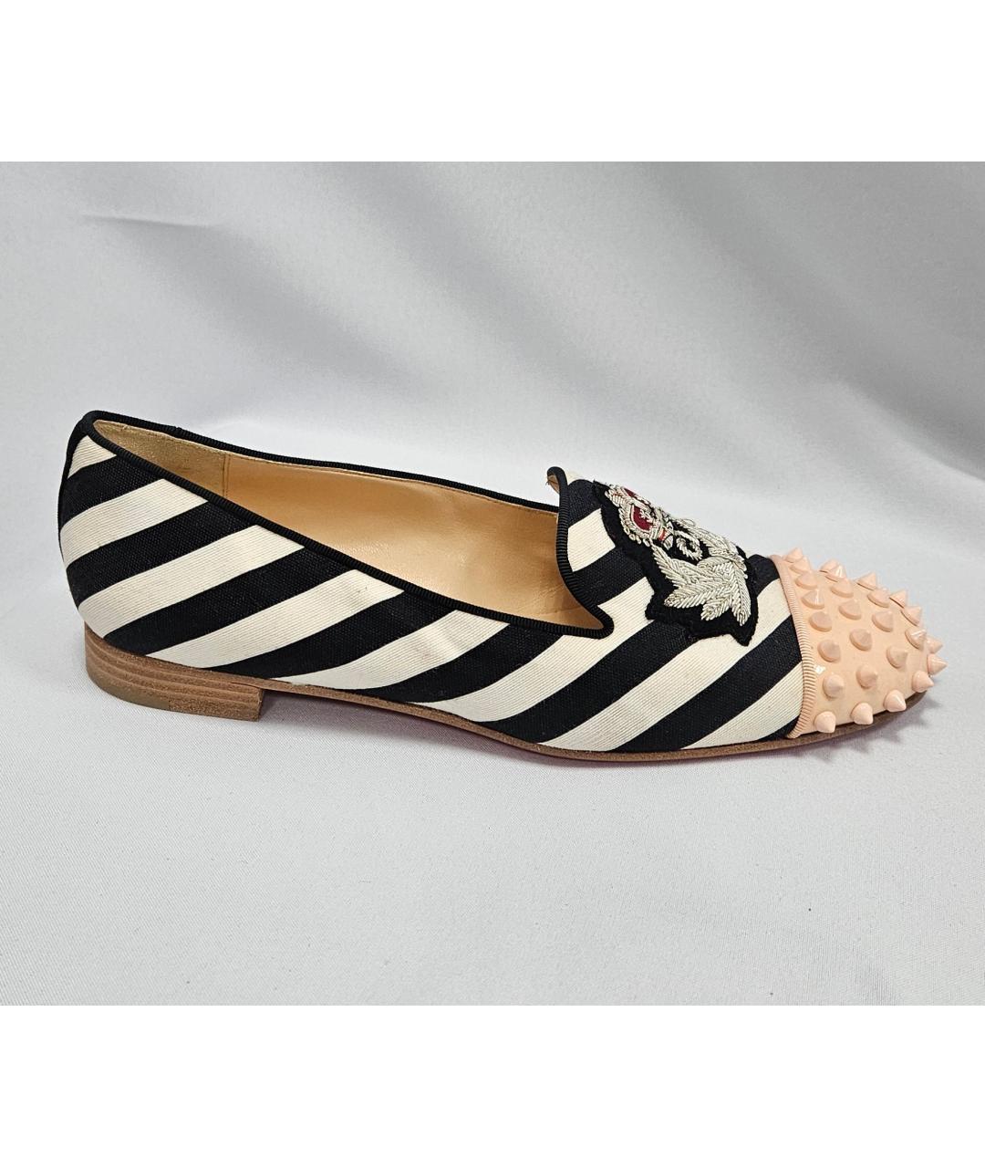 CHRISTIAN LOUBOUTIN Мульти текстильные лоферы, фото 6