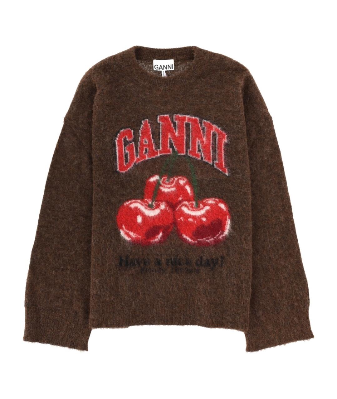 GANNI Мульти шерстяной джемпер / свитер, фото 1