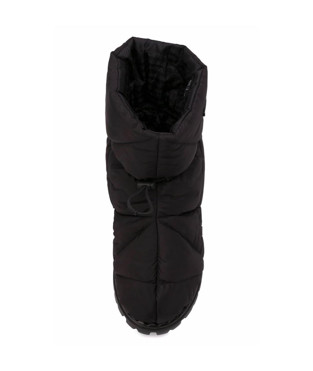 PRADA Черные синтетические полусапоги, фото 3