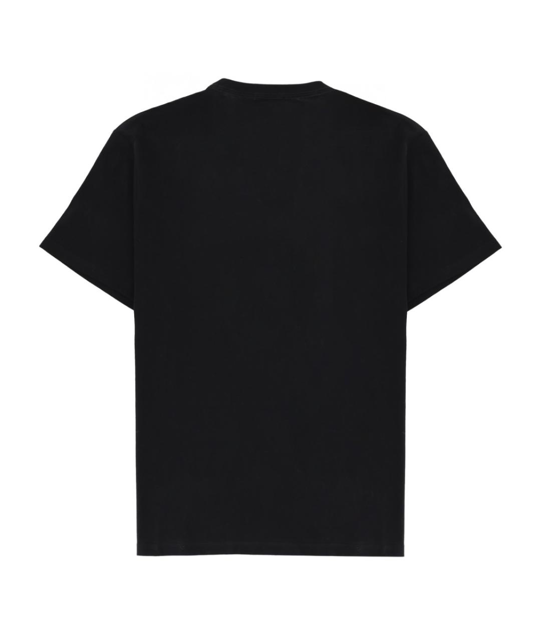 ALEXANDER MCQUEEN Черная вискозная футболка, фото 2