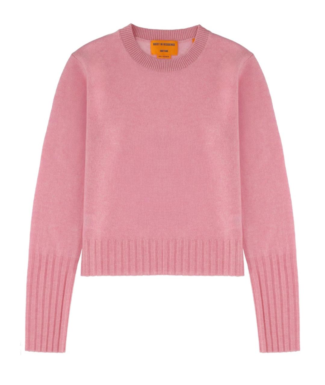 GUEST IN RESIDENCE Розовый кашемировый джемпер / свитер, фото 1