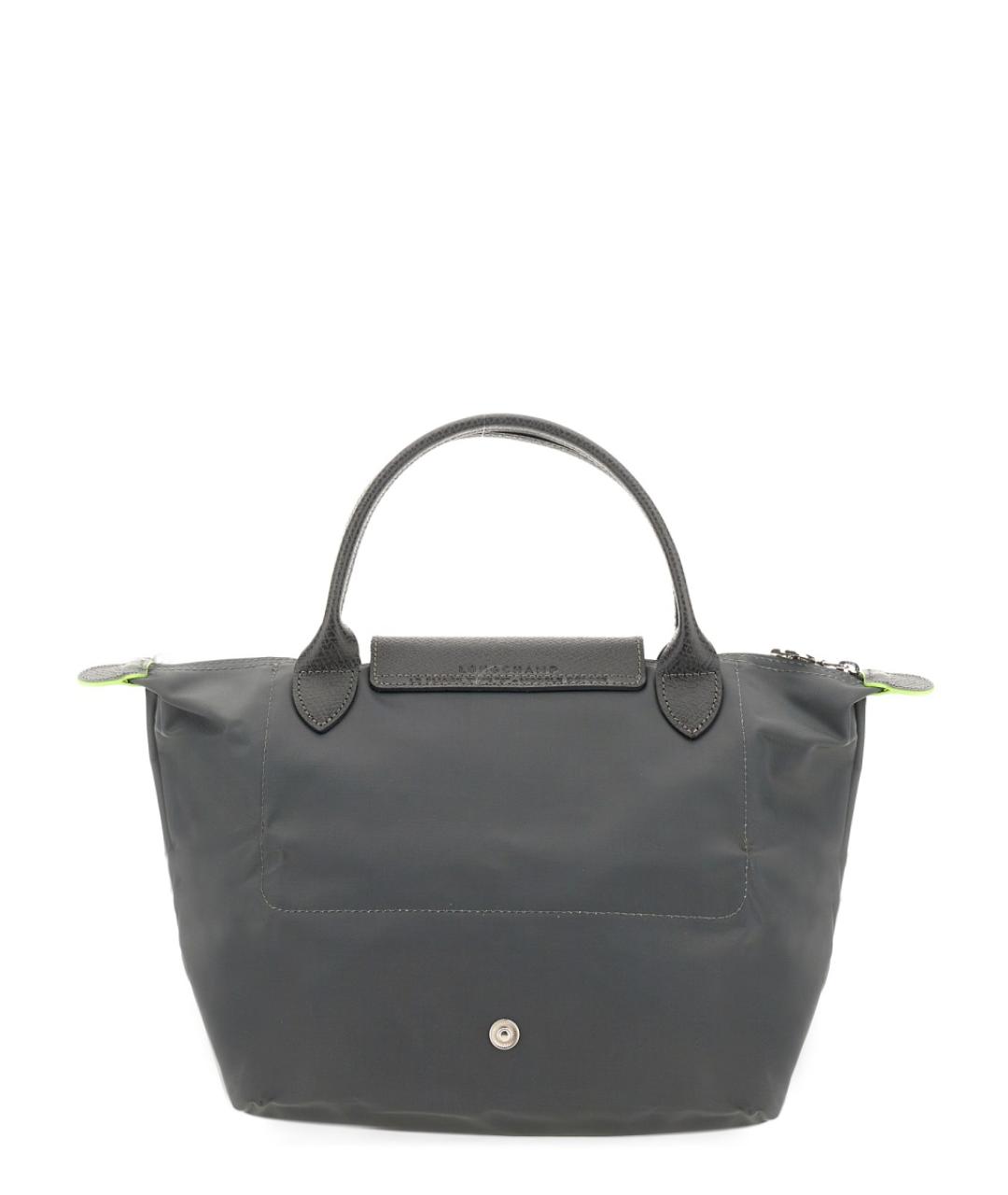 LONGCHAMP Серая синтетическая сумка тоут, фото 2