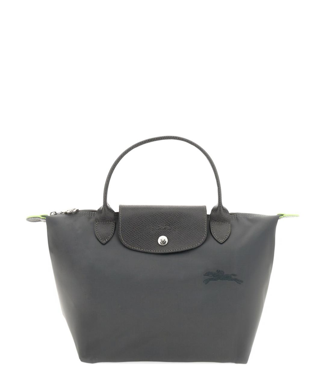 LONGCHAMP Серая синтетическая сумка тоут, фото 1