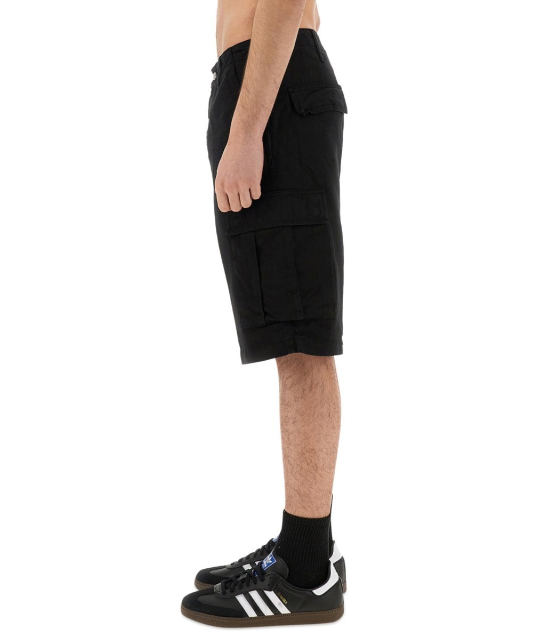 CARHARTT WIP Черные хлопковые шорты, фото 5