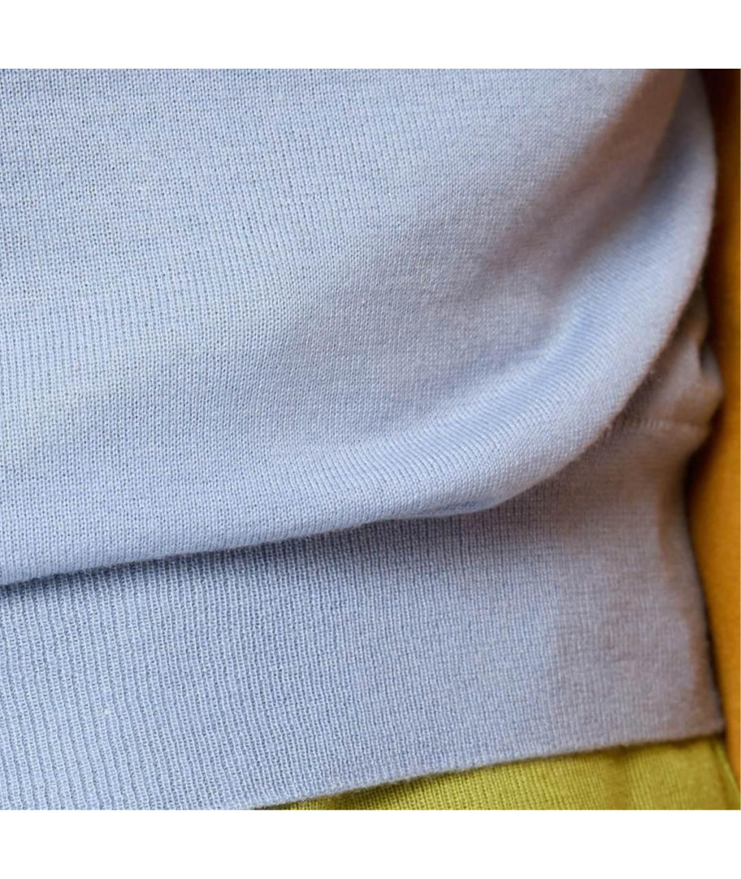 MIU MIU Синий кашемировый джемпер / свитер, фото 5