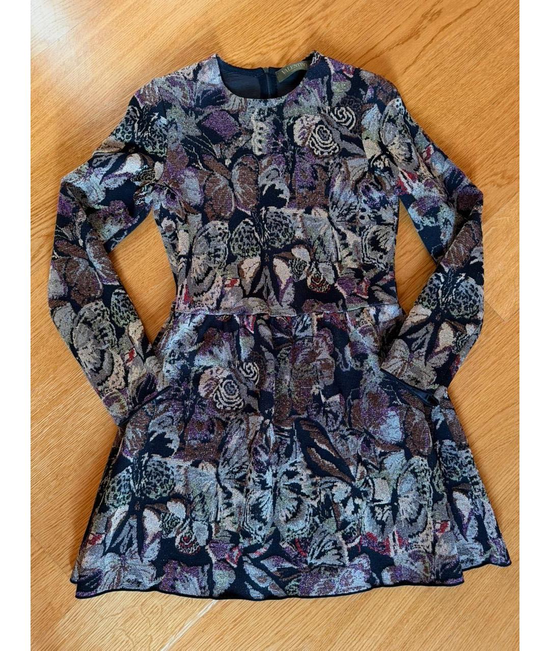 VALENTINO Мульти вискозное коктейльное платье, фото 8