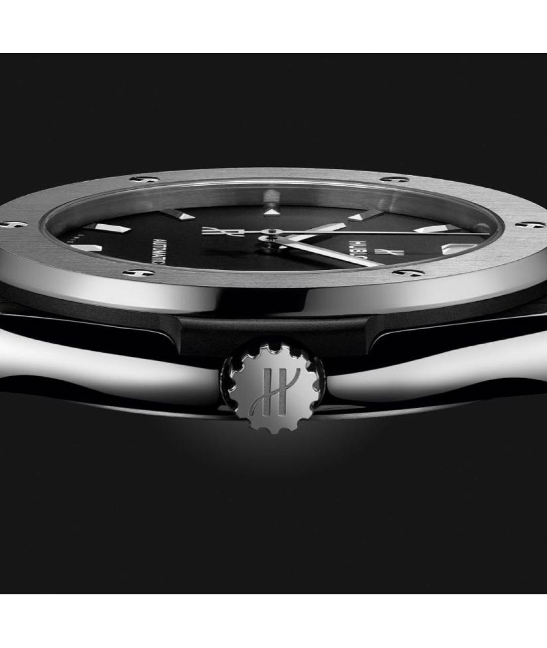 HUBLOT Черные металлические часы, фото 6