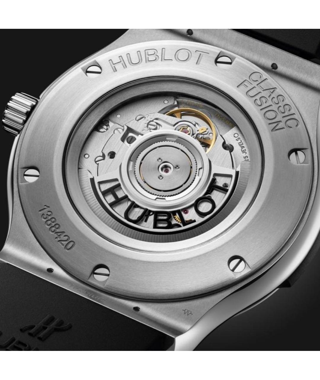 HUBLOT Черные металлические часы, фото 5