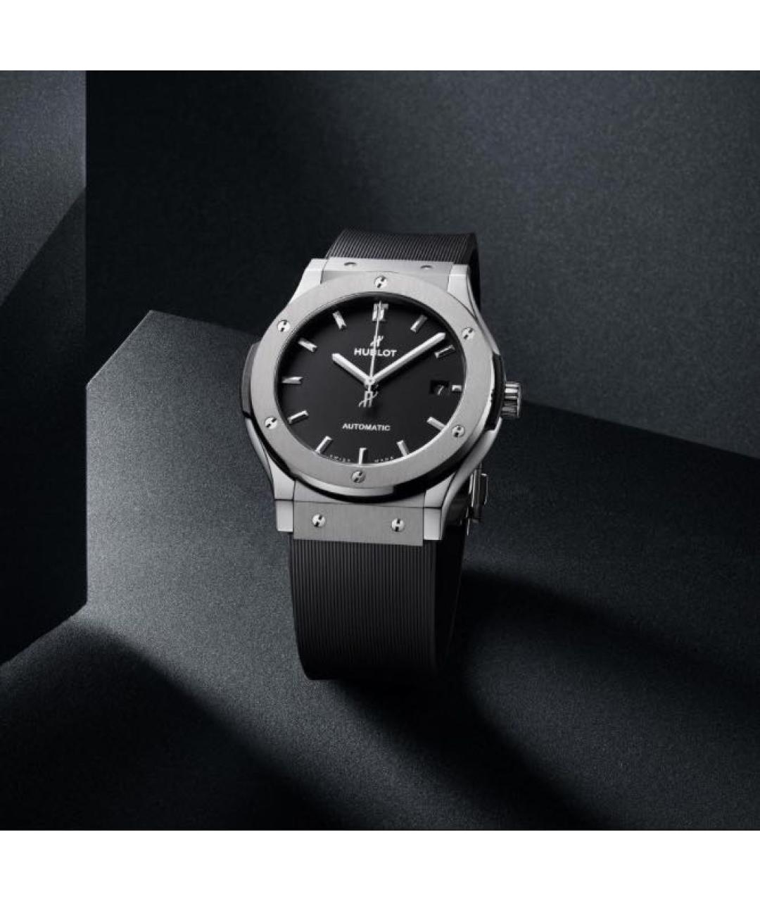 HUBLOT Черные металлические часы, фото 2