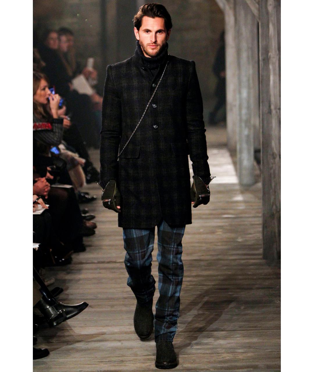 CHANEL Темно-синие хлопковые прямые джинсы, фото 4