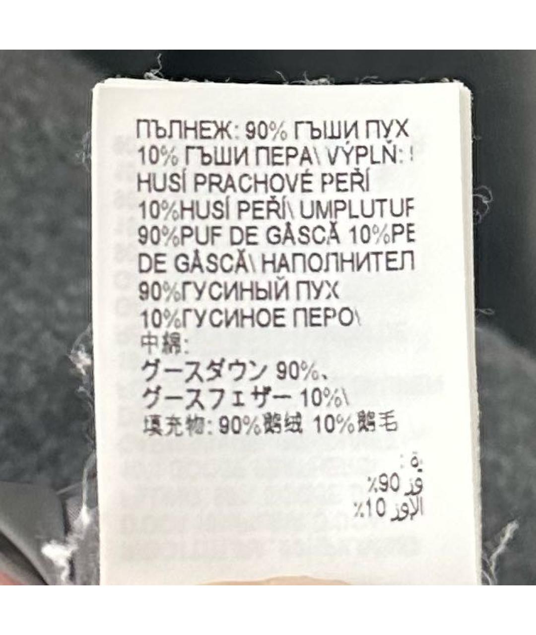 BRUNELLO CUCINELLI Антрацитовый шерстяной пуховик, фото 7