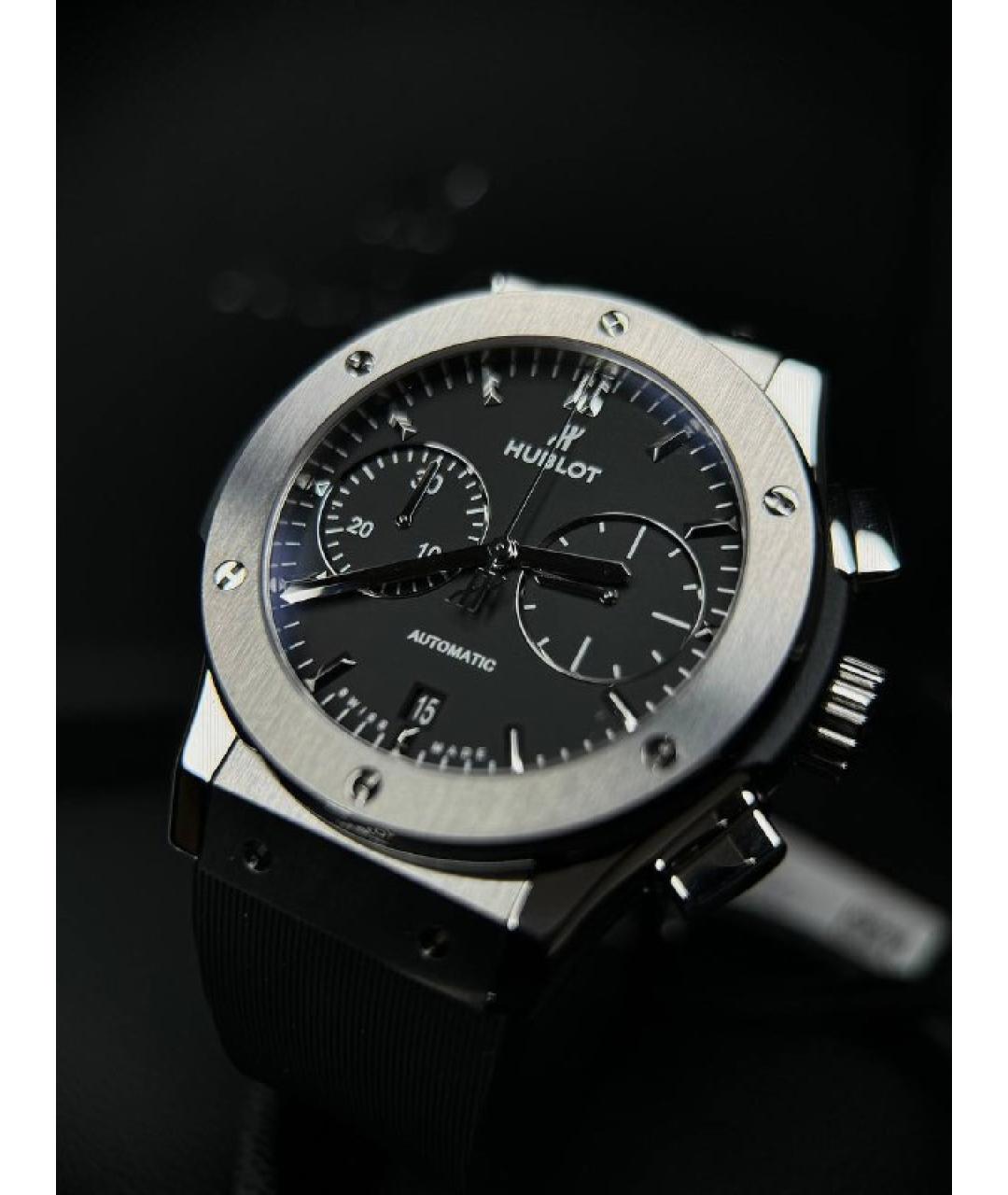 HUBLOT Черные металлические часы, фото 2