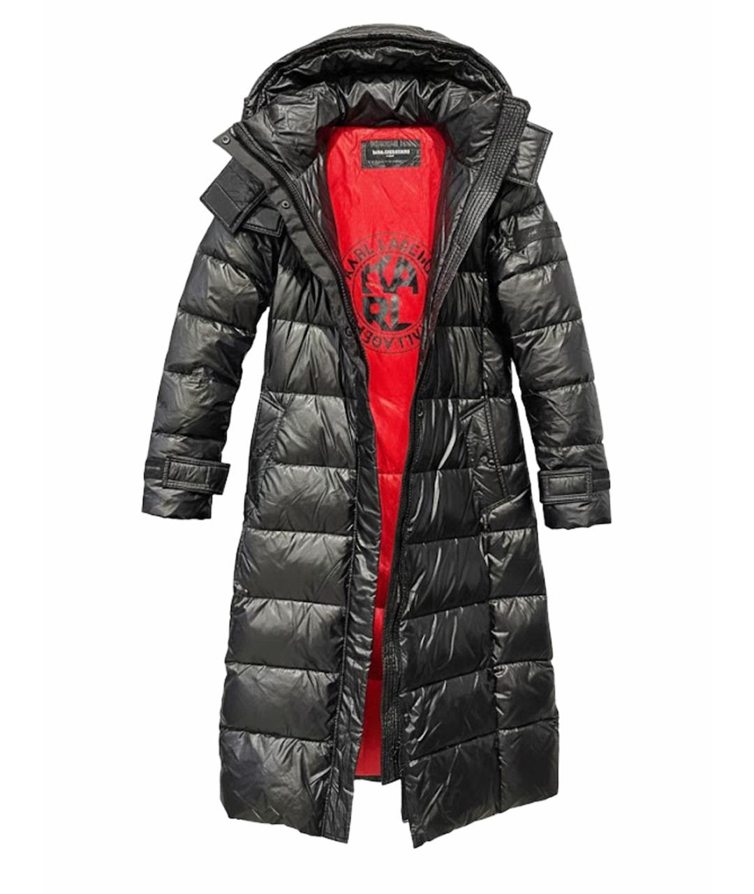 KARL LAGERFELD Черный пуховик, фото 1