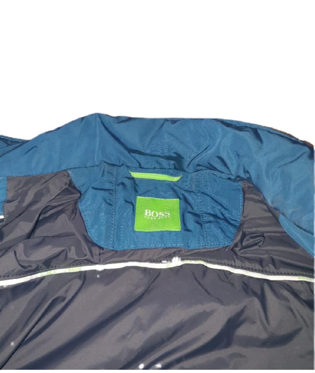 HUGO BOSS Темно-синяя полиамидовая куртка, фото 3