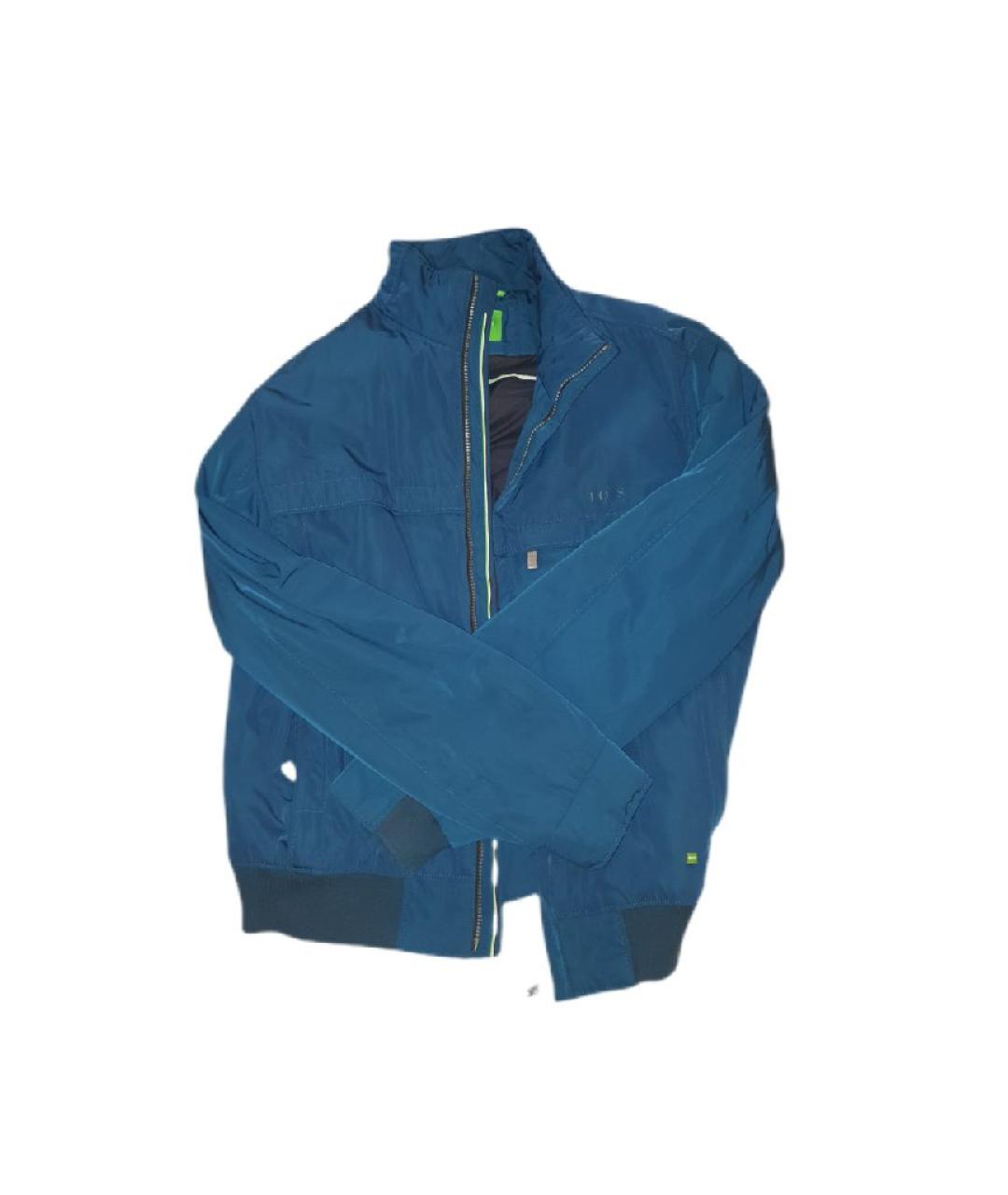 HUGO BOSS Темно-синяя полиамидовая куртка, фото 5