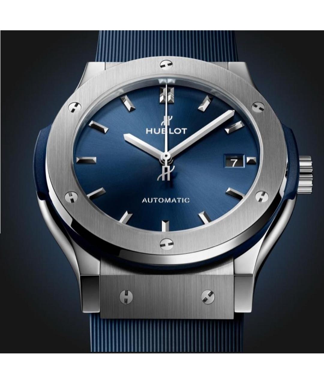 HUBLOT Синие металлические часы, фото 4