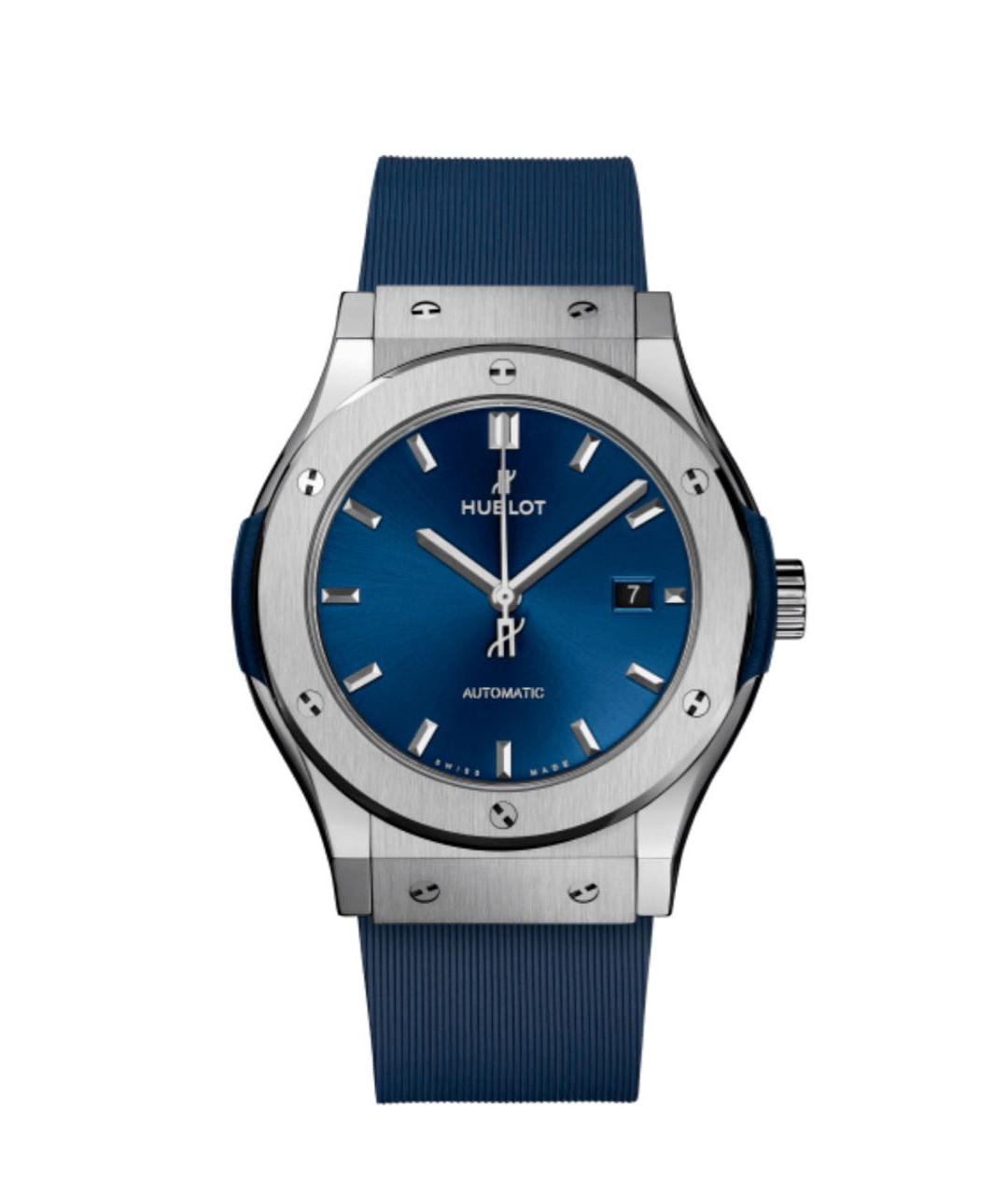 HUBLOT Синие металлические часы, фото 1