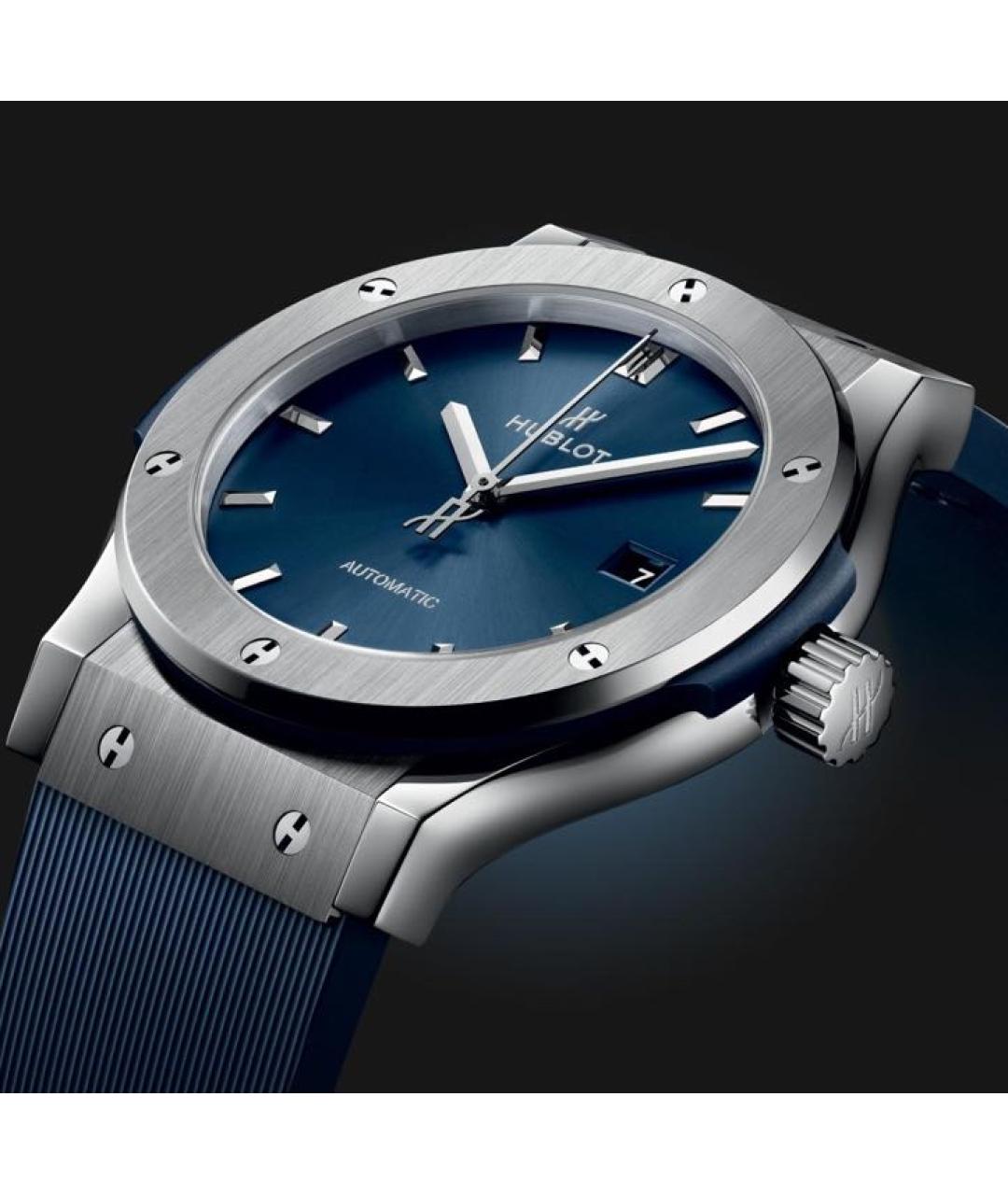 HUBLOT Синие металлические часы, фото 4