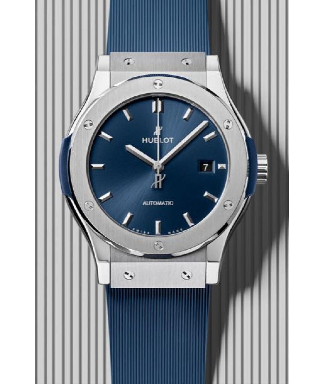 HUBLOT Синие металлические часы, фото 2