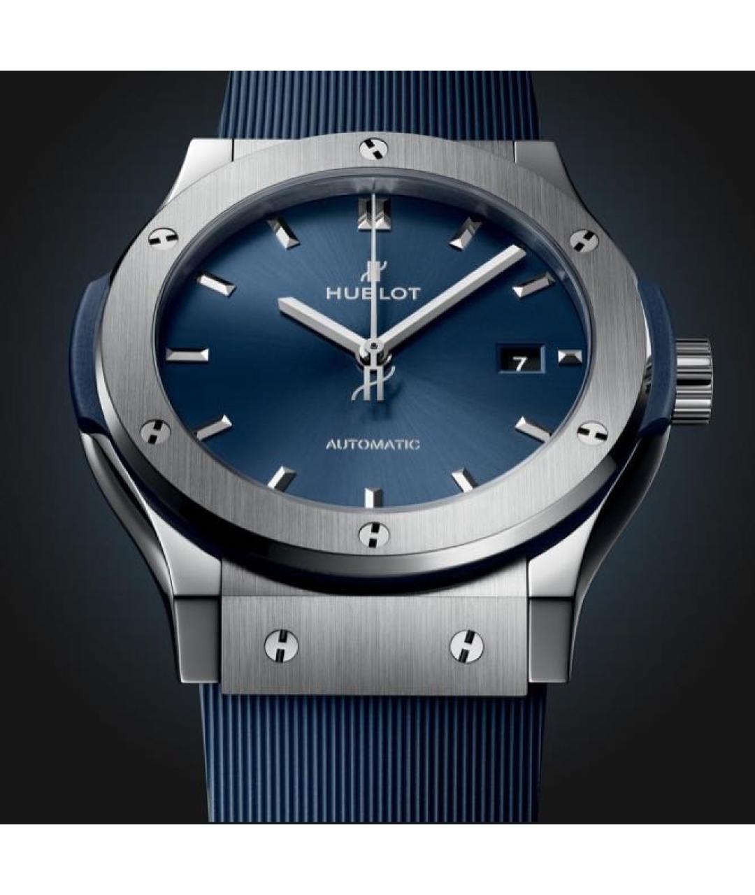 HUBLOT Синие металлические часы, фото 3