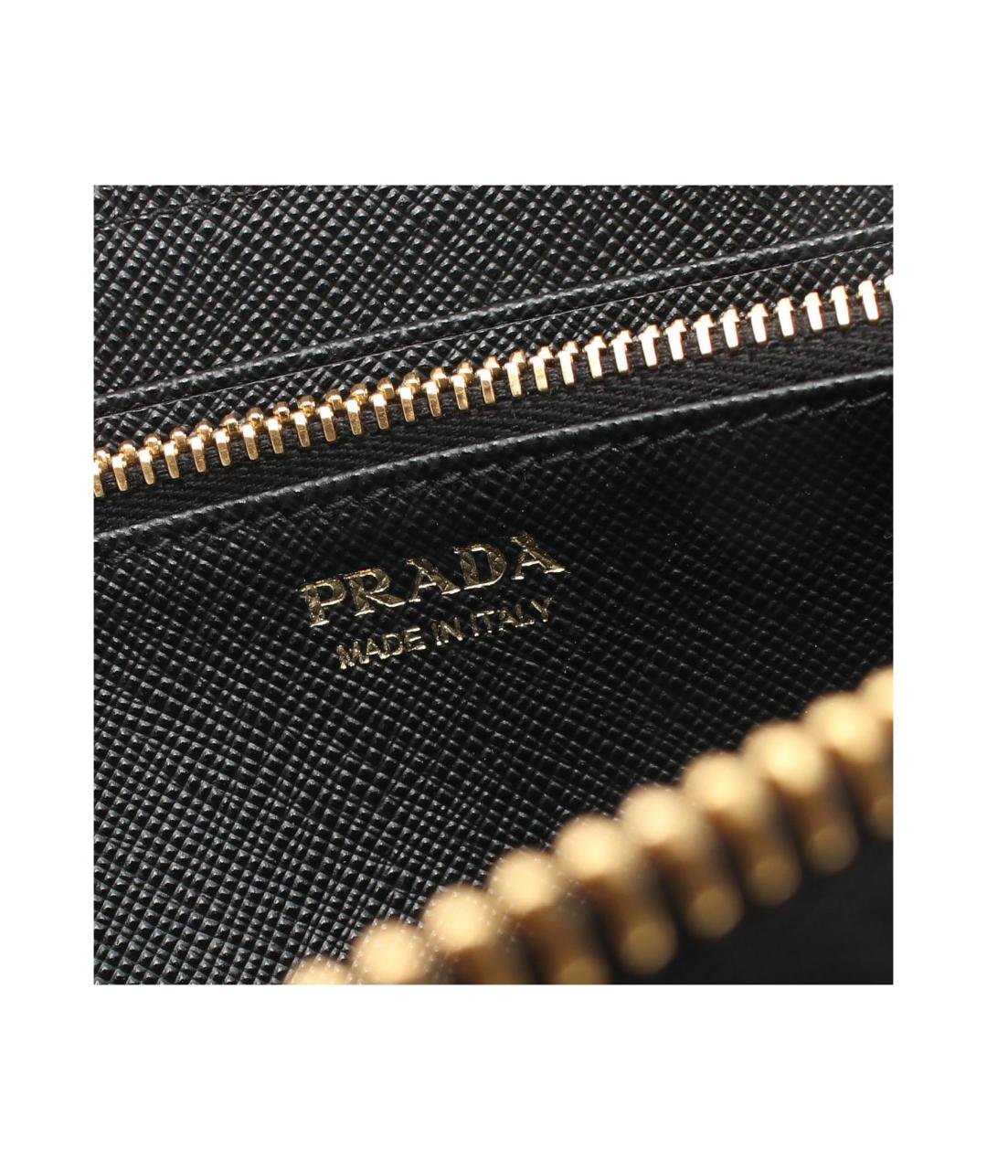 PRADA Черный кошелек, фото 3