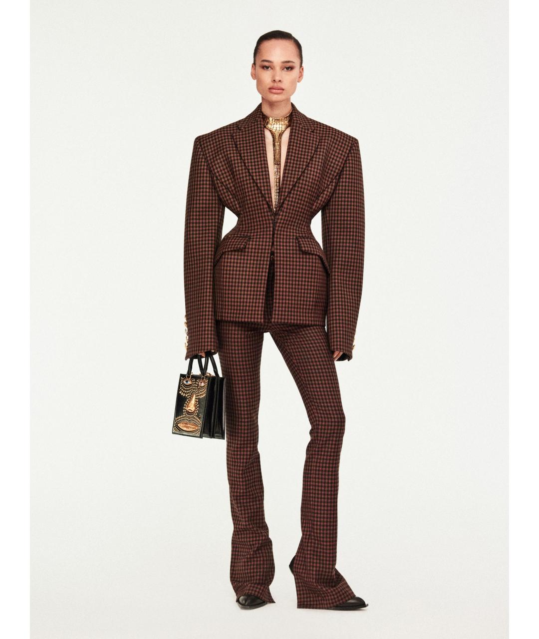 SCHIAPARELLI Коричневые брюки широкие, фото 5