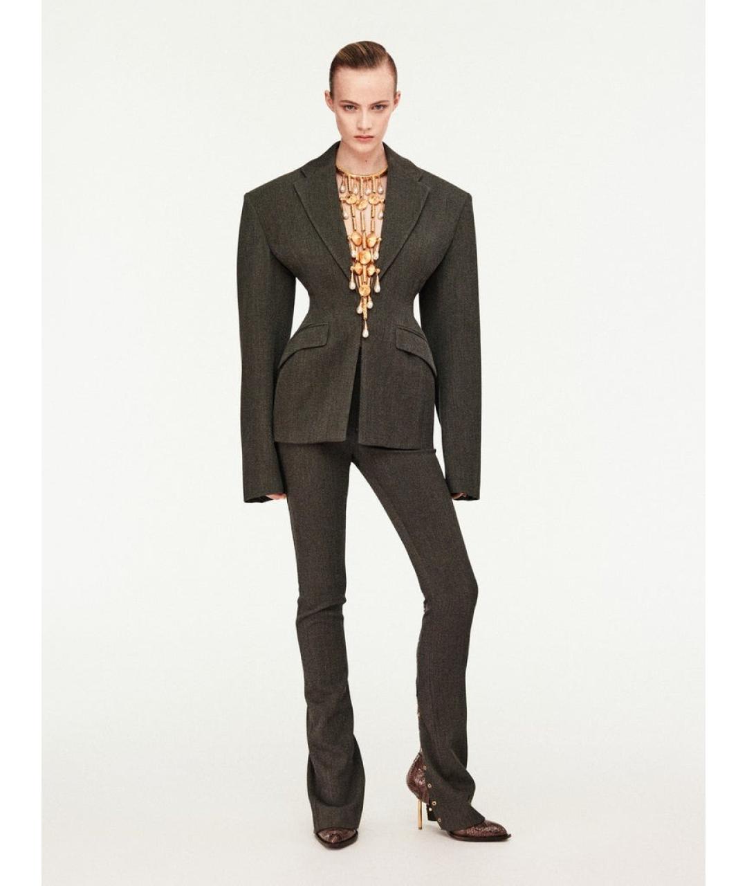 SCHIAPARELLI Серый жакет/пиджак, фото 3