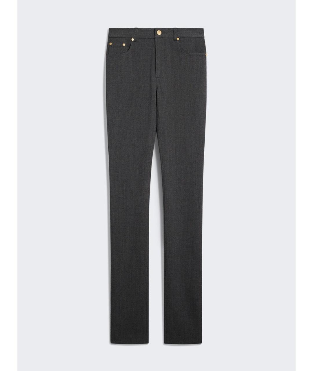 SCHIAPARELLI Серые прямые брюки, фото 5